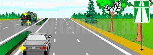 Hansı sürücü geriyə dönmə qaydasını pozur?